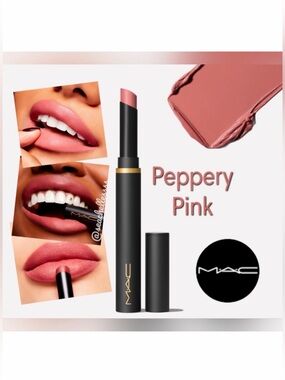 Mac Cosmetics Powder Kiss Velvet Blur Slim Stick | Peppery Pink | Brand New